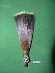 Traditional Gamsbart, motif holder with safety pin, 15,5 cm (6.1 in)